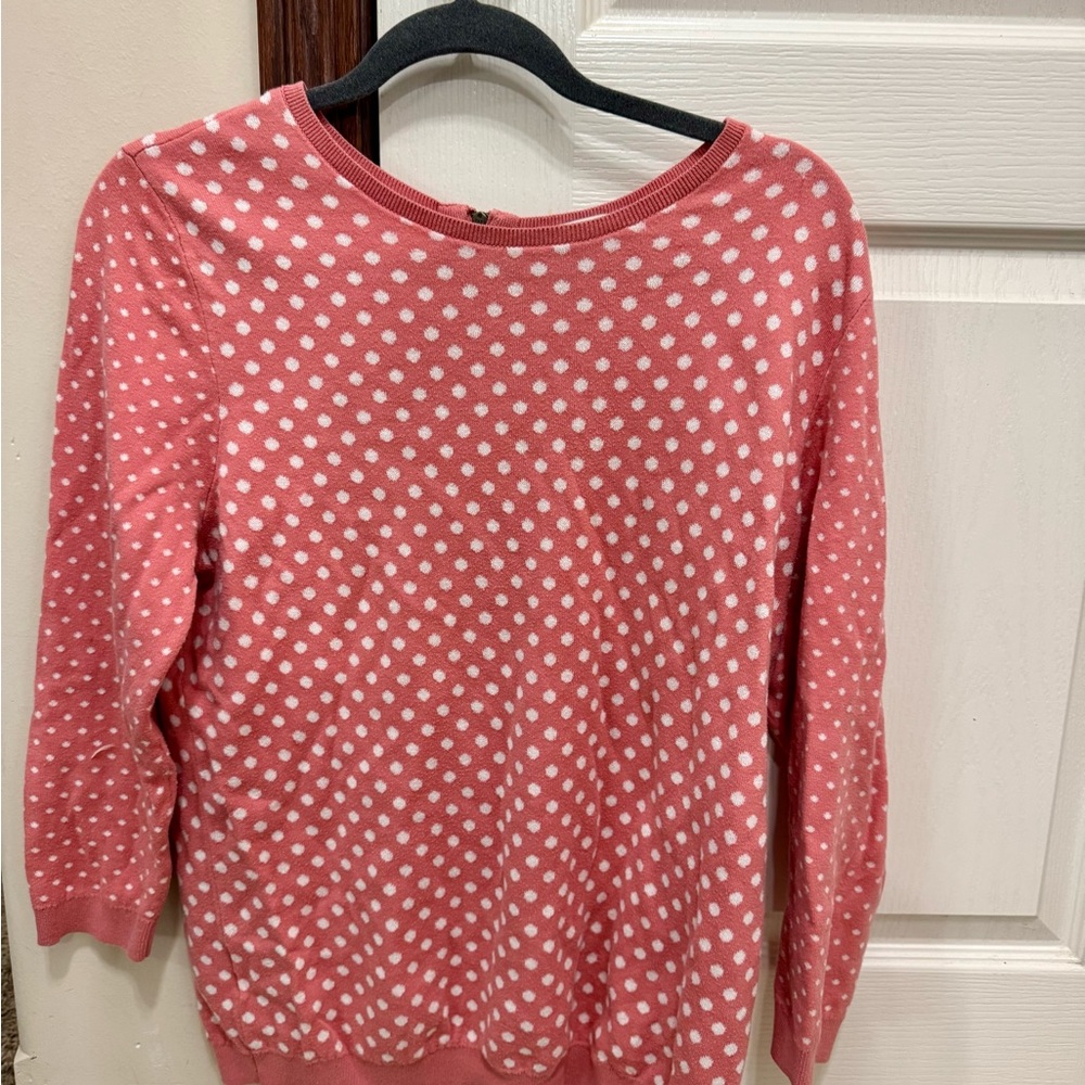 Pink Polka Dot Sweater